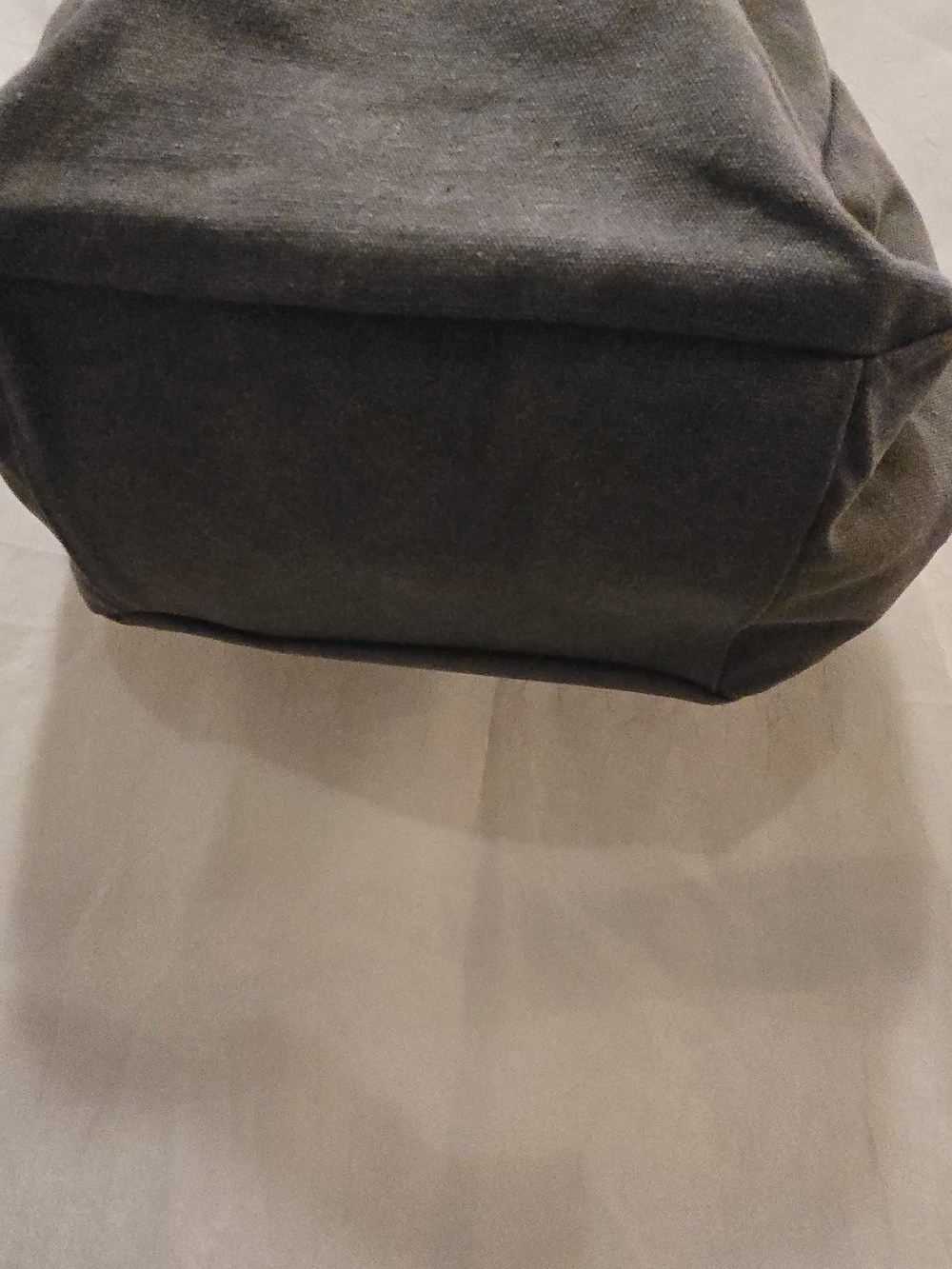 Canvas Hobo Bag With Attached Key Fob View 4